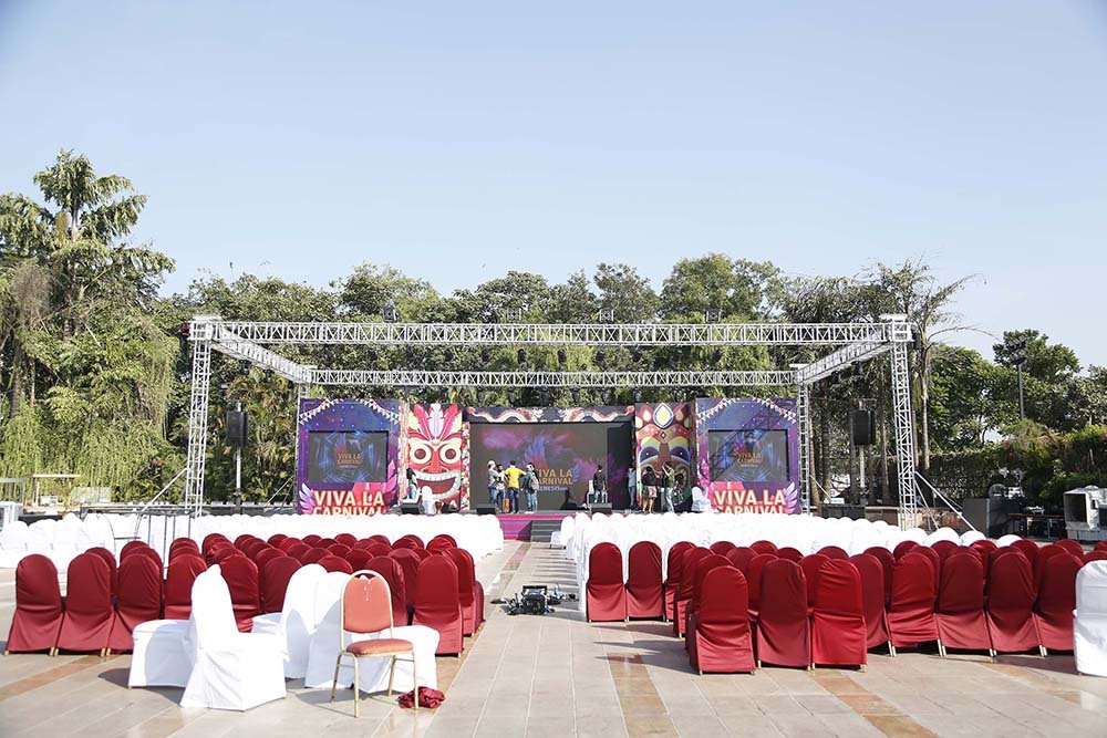 outdoor event stage